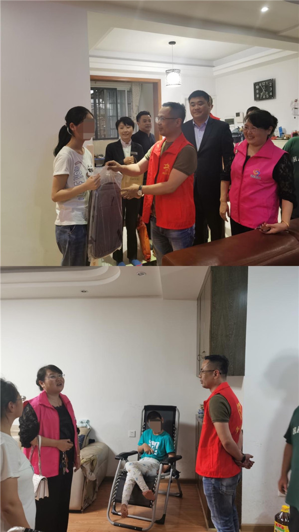 關(guān)愛兒童，黨員志愿者在行動